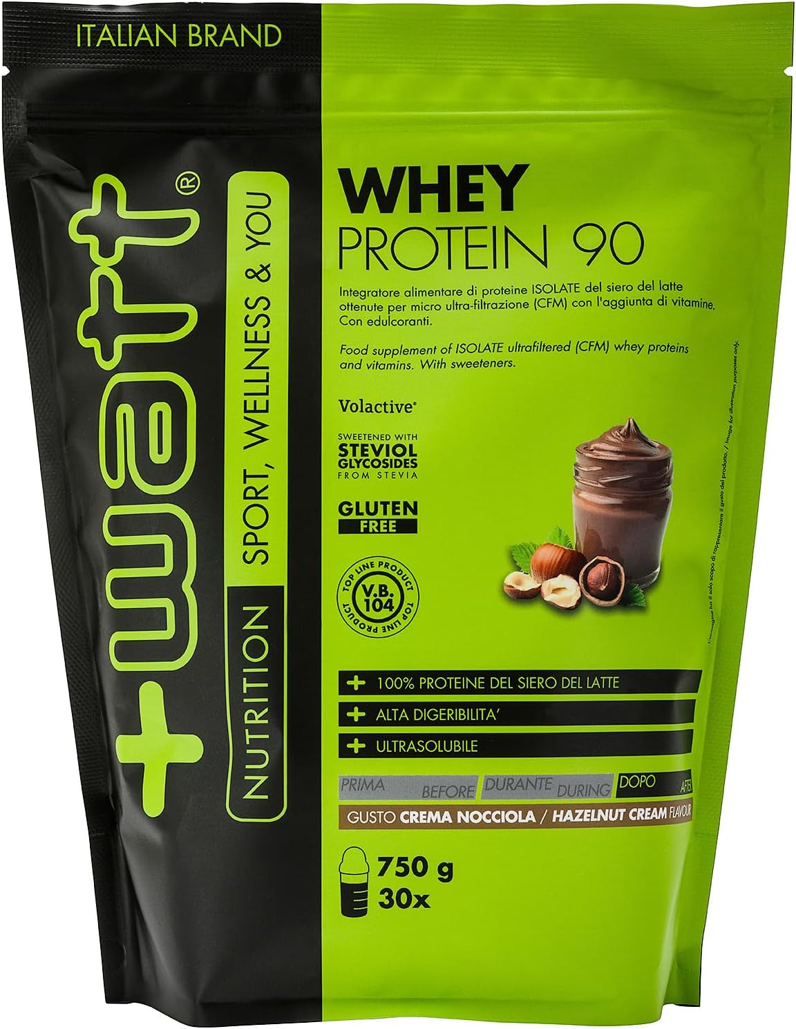 +Watt Whey Protein 90 750g