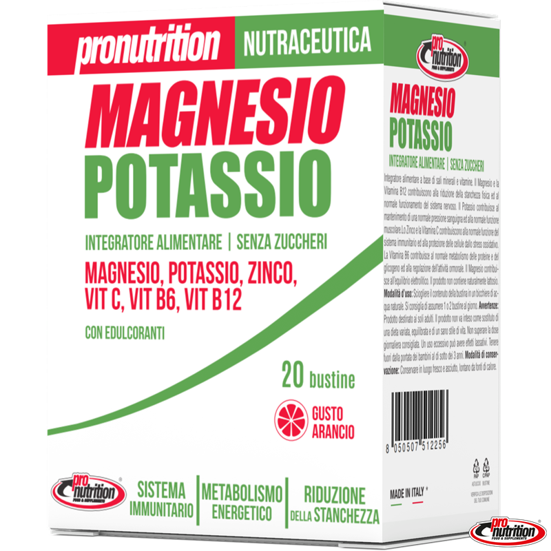 MAGNESIO E POTASSIO 20 BST ARANCIO 5,6G